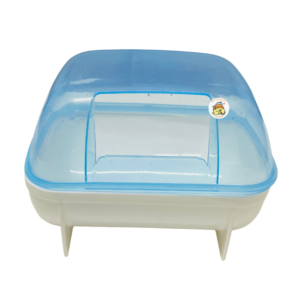 Baño Mediano para Hámster con Tapa para Arena