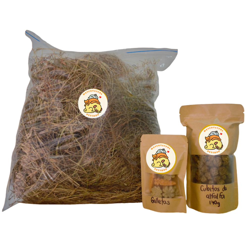 combo alimenticio para conejos y cobayas colombia