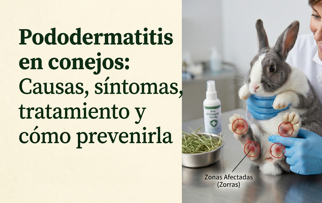 Pododermatitis en conejos: Causas, síntomas, tratamiento y cómo prevenirla