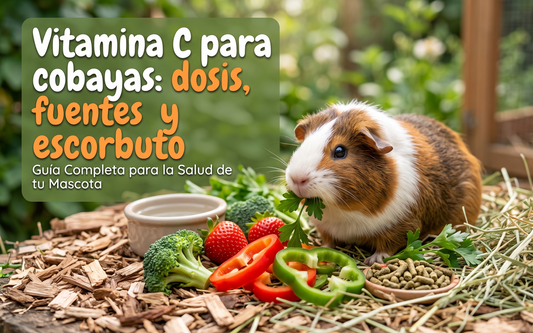 Vitamina C para cobayas: dosis, fuentes y escorbuto