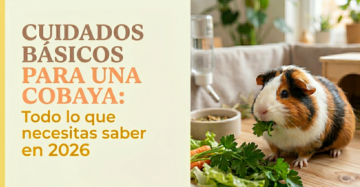 Cuidados básicos para una cobaya: Todo lo que necesitas saber en 2026 ...