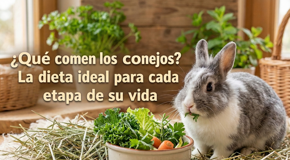 ¿Qué comen los conejos? La dieta ideal para cada etapa de su vida