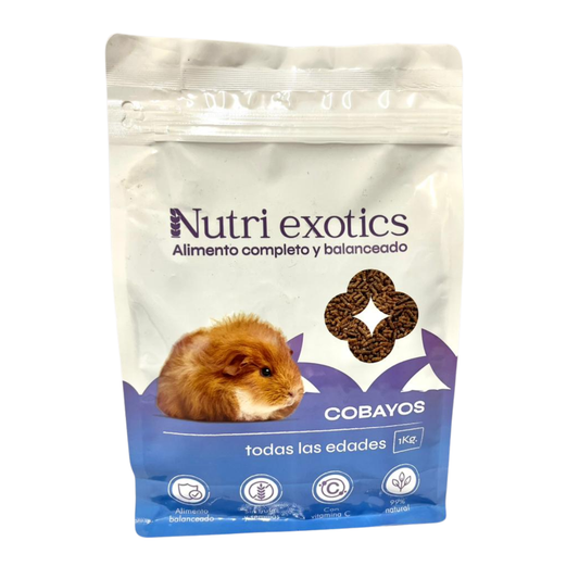 Concentrado Nutri Exotics para cobayas 1kg