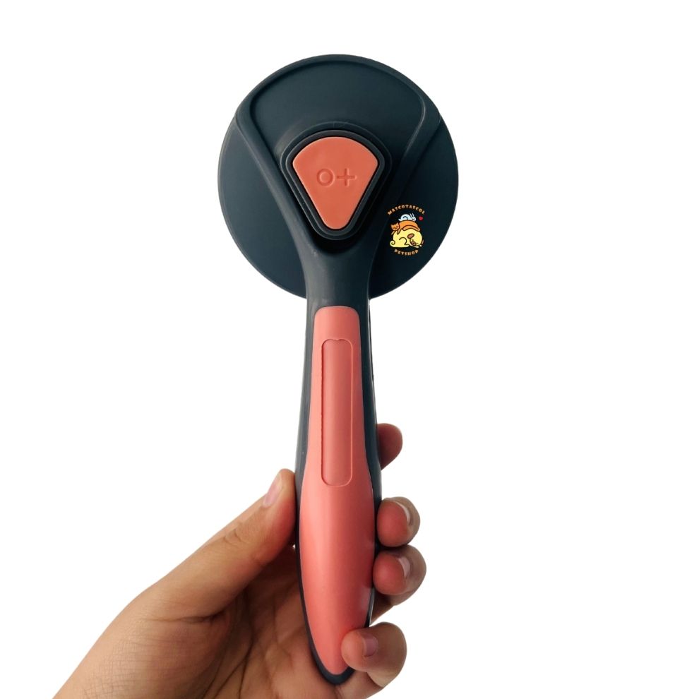 Cepillo para mascotas rosado
