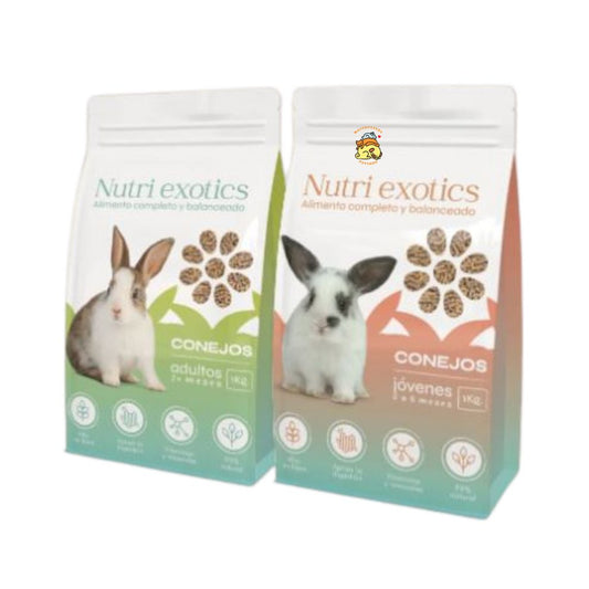 Concentrado Nutri Exotics para conejos