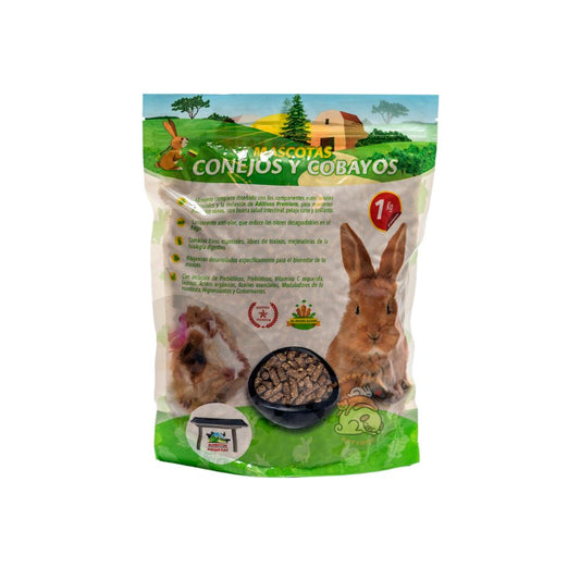 Concentrado premium alduque para conejos y cobayos