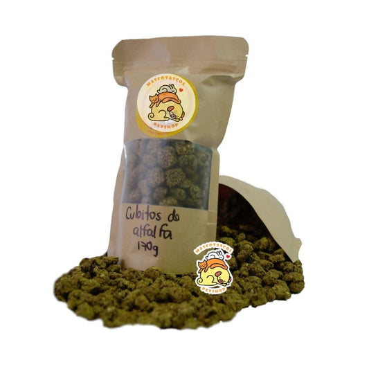 cubitos de alfalfa para conejos y cobayas