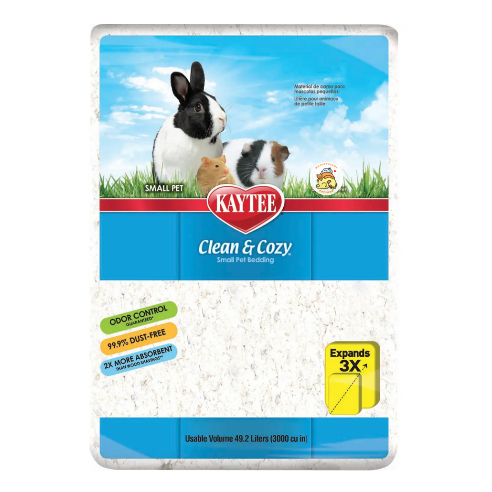Sustrato de papel Kaytee Clean and Cozy 50Lt
